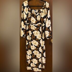 Long Sleeve Floral Maxi Dress